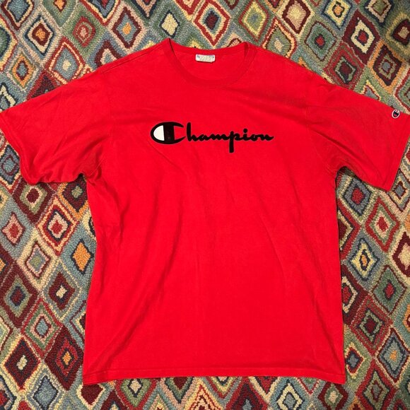 Champion Other - Champion 2XL Light Blue/Red Shirt